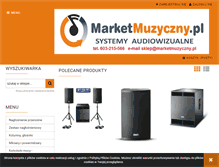 Tablet Screenshot of marketmuzyczny.pl